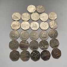 UK 50p Olympic Coin Collection