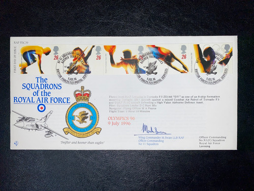1996 olympic games raf - olympic, fdc39