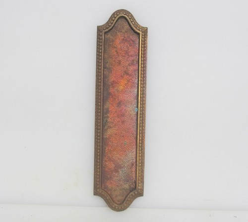 Brass finger plate push - brass, door