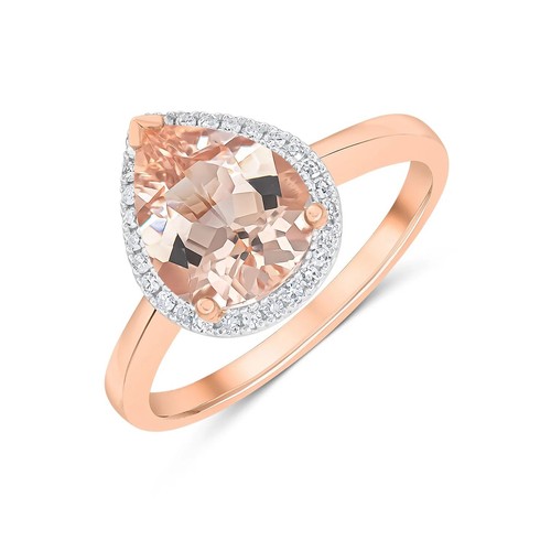 9ct rose gold pear shaped - 9ct,