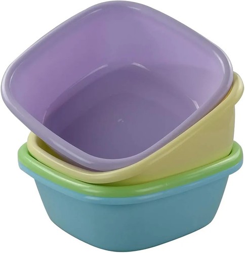 Square washing up bowls - 4, ×