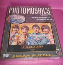 The Beatles 1000 pce  Jigsaw Puzzle, Photomosaics by R Silvers, Sgt Peppers Band