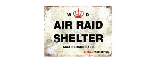 Ww2 air raid shelter retro - air,
