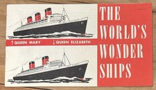 Cunard  RMS Queen Mary & Queen
