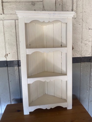 Antique pine corner cupboard - antique,