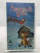 Annabelle's Wish Christmas Animated VHS Tape