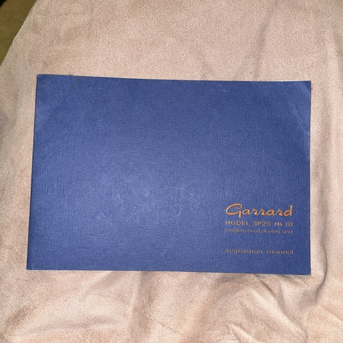 Garrard sp25 lll - garrard,