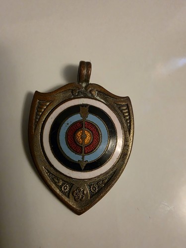Vintage archery medal - vintage,