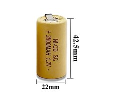 2 x 1.2V 2800Mah SC Ni-CD
