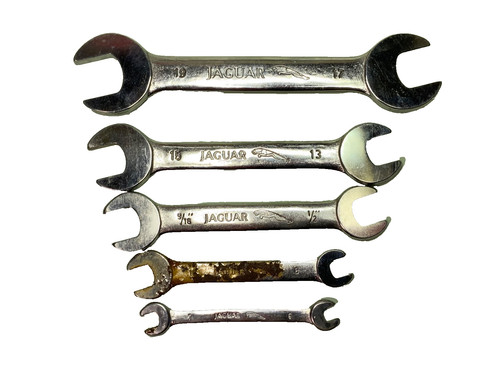 Vintage jaguar spanner set - spanner,