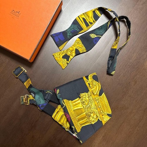 Hermes silk cummerbund - hermes,