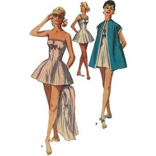 1950s Pattern, Women's Skirted