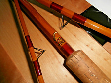 MILWARDS "SWIMMASTER" HOLLOWBUILT  CANE ROD,STOPPERS AND BAG