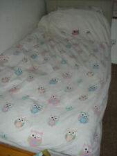 Pretty Owl 2 X Single Duvets and 1 X Curtains