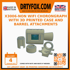 X3006- Non wifi Shooting Chronograph with 3D printed case and attachments