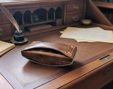 Good vintage shinny - , brown