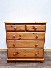 PINE Chest of 5 Drawers