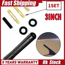 3" Bee Sting Aerial Black Car Mast Antenna Ariel Mini Radio Stubby AM/FM For BMW