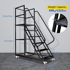 6 Step Rolling Ladder