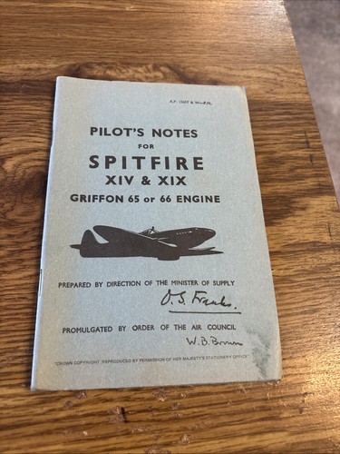Pilot notes for - pilot's,