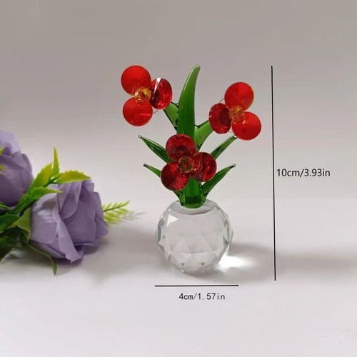 Crystal sunflower glass - sunflower,