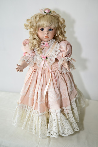 Porcelain girl doll - girl,