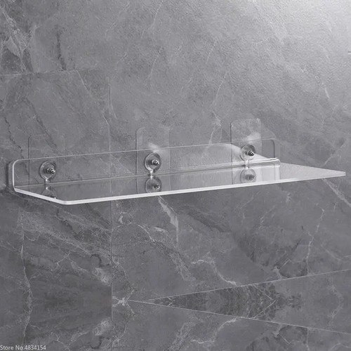 Clear acrylic floating - acrylic, wall
