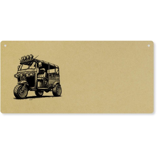 Fancy tuk door plaque - tuk, tuk'