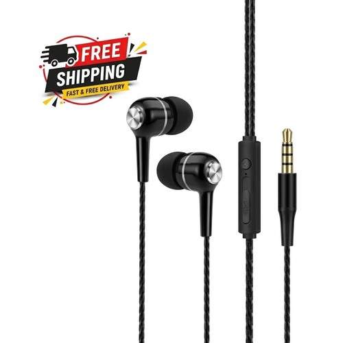 Earphones wired headphones - earphones, in