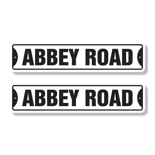 Abbey road street sign 2 - road,
