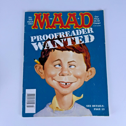 March 1997 mad magazine - mad, #355