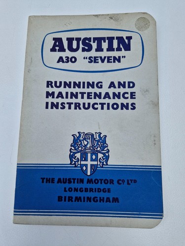 Austin a30 seven owners - austin,