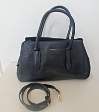FIORELLI Black Faux Leather Handbag - Medium Size - Multiway - VGC