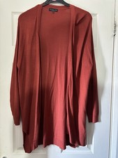 Burnt Orange Knitted Cardigan