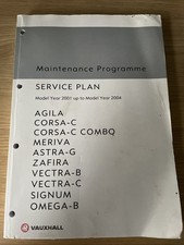 Vauxhall Workshop Manual Agila