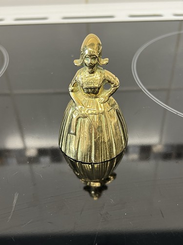 Solid brass lady - lady, bell