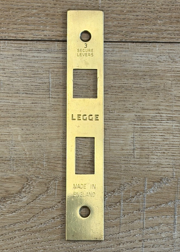 Vintage brass legge secure - legge, 3