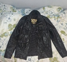 Superdry Men's Leather Biker