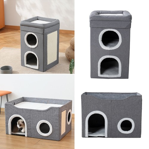Tier foldable cat house - foldable,