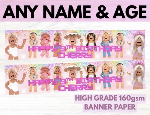 Personalised roblox girls - roblox,