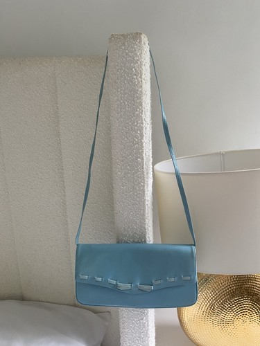 Jacques vert blue - blue, leather