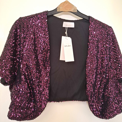 Yours london purple sequin - purple,