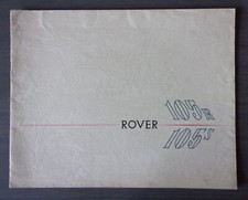 ROVER 105S & 105R orig 1956 UK