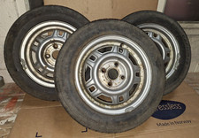 DAF Volvo 340 360 1980 Steel Wheels 5Jx13 ET40 Tyres 155 70 13 Set of 3