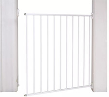 Cuggl Wall Fix Single Panel Safety Gate White metal 76-81cm, not used RRP £20