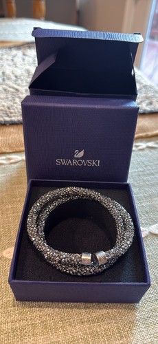 Swarovski silver tone mesh - tone,