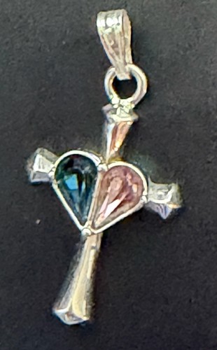 Vintage sterling silver cross - vintage,
