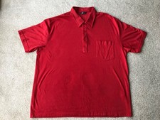 Gabicci Men's Red Polo Shirt Size 3XL Short Sleeves - Pre-owned Good Condition