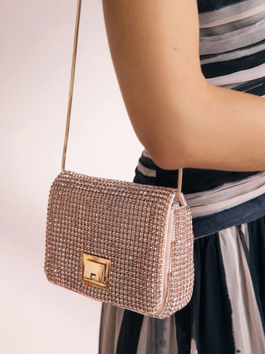 Next rose gold diamante - gold,