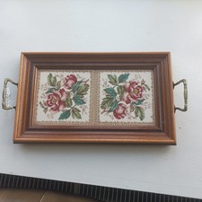 Vintage Ceramic Tiles Tray